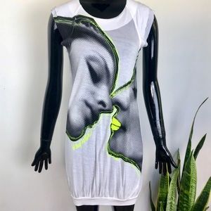 Miss Sixty Collection Graphic Tee-shirt Dress S